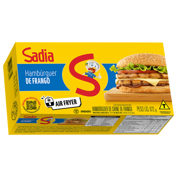 Hambúrguer Sadia Frango 672g