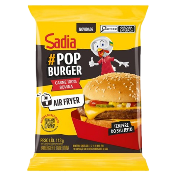 Hambúrguer Bovino Sadia 113g