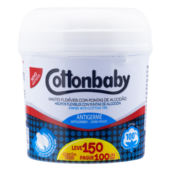 Haste Flex Cottonbaby Pot Leve 150 Pague 100 Unidades