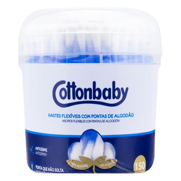 Haste Flex Cottonbaby Pote 150 Unidades