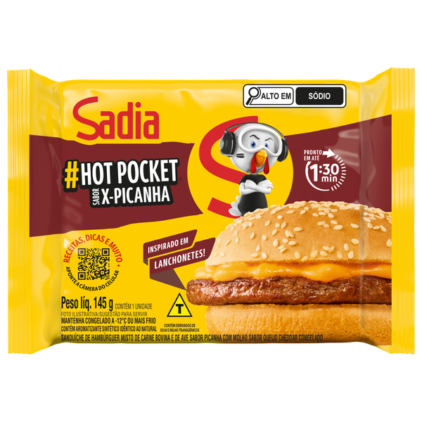 Hot Pocket Sadia X Picanha 145g