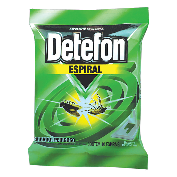 Inseticida Espiral Detefon 10 Unidades