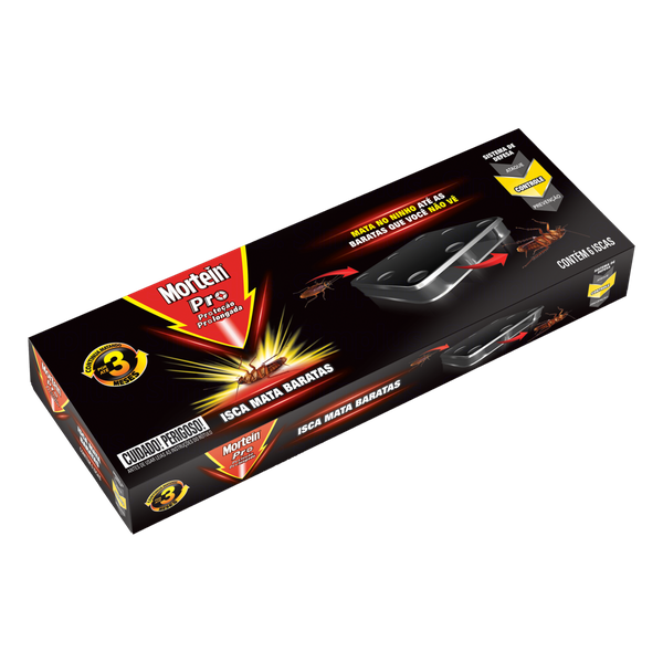 Inseticida Isca Mata Baratas Mortein 6 Unidades
