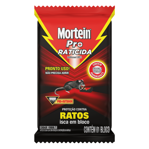 Inseticida Isca Mata Ratos Mortein 15g