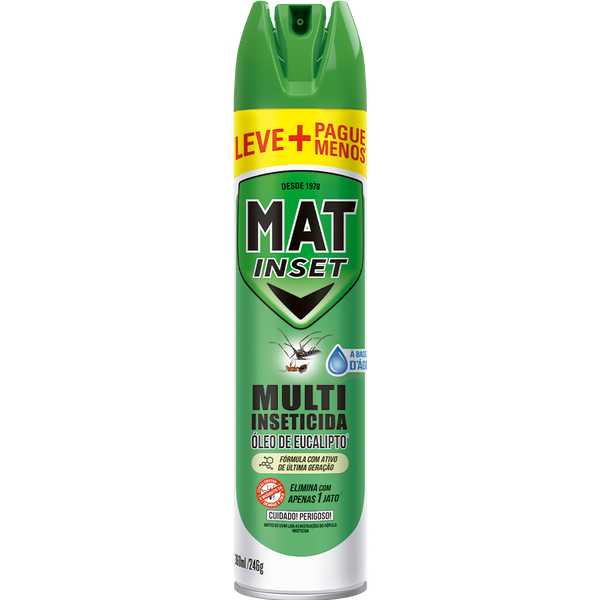 Inseticida Mat Inset Eucalipto Aerossol 360ml