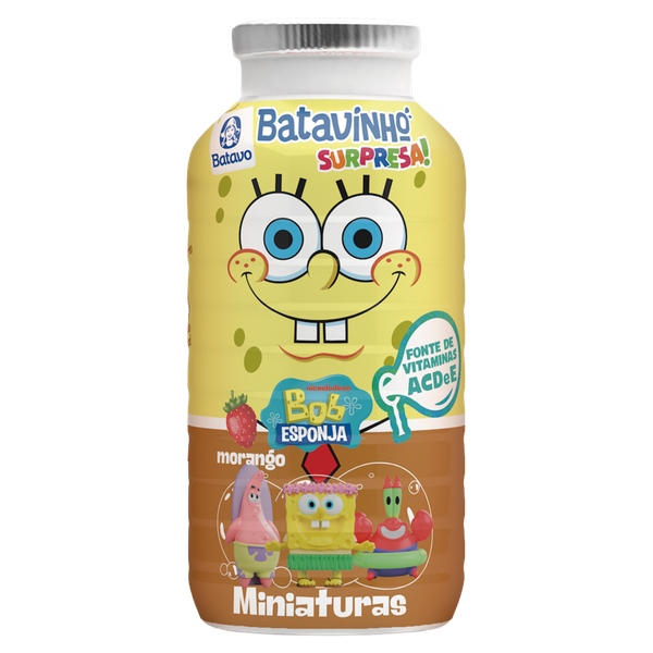 Iogurte Batavo Bob Esponja Surpresa Manga 110g