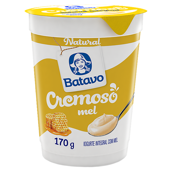 Iogurte Batavo Natural com Mel 170g