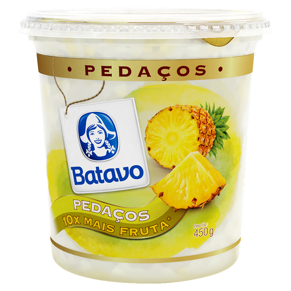Iogurte Pedaços de Fruta Batavo Abacaxi 500g