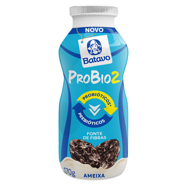 Iogurte Probio2 Batavo Ameixa 170g