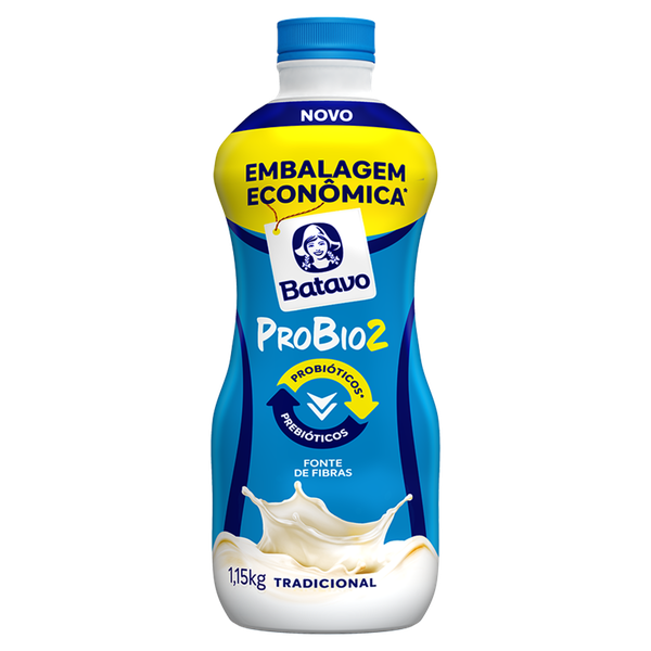 Iogurte Probio2 Batavo Desnatado Mel 1,15kg