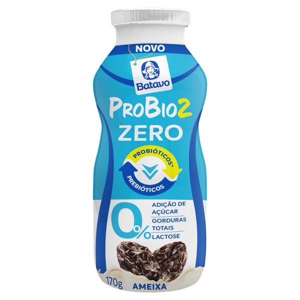 Iogurte Probio2 Batavo Ameixa Zero Lactose 170g