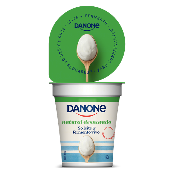 Iogurte Danone Natural Desnatado 160g