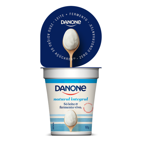 Iogurte Danone Natural Integral 160g
