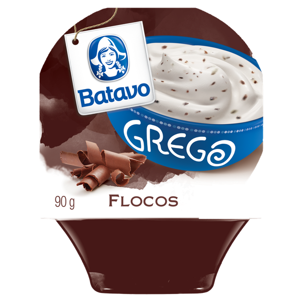 Iogurte Grego Batavo Flocos 90g