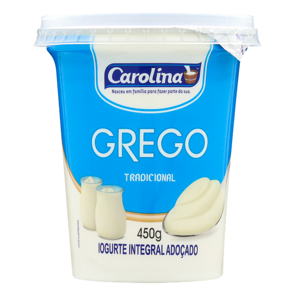 Iogurte Grego Carolina Tradicional 450g