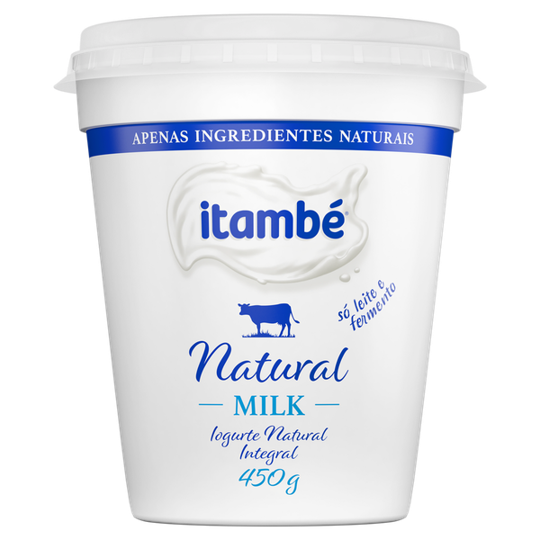 Iogurte Itambé Natural Milk Integral Copo 500g