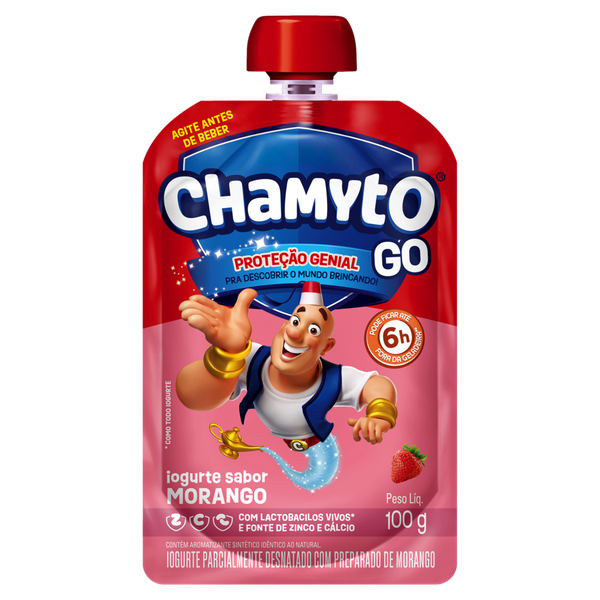 Iogurte Chamyto Nestlé Go Morango 100g