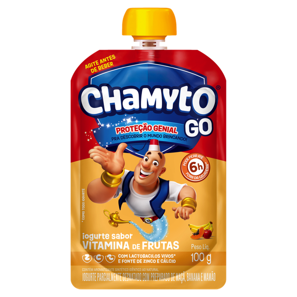 Iogurte Nestlé Chamyto Go Vitamina Frutas 100g