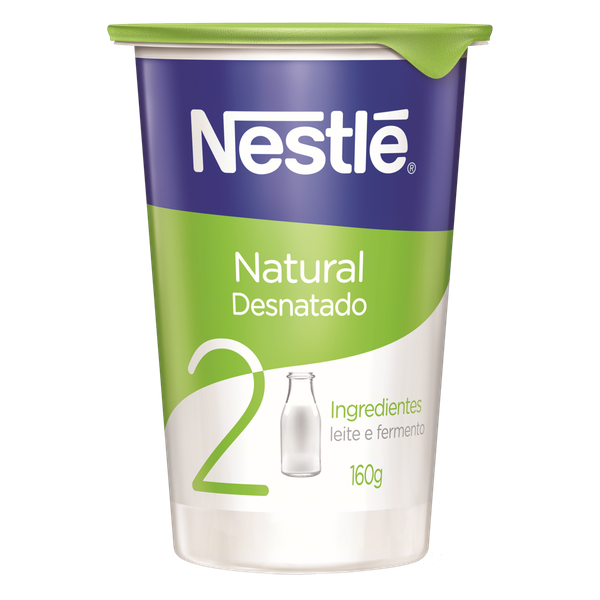 Iogurte Natural Nestlé Desnatado 160g