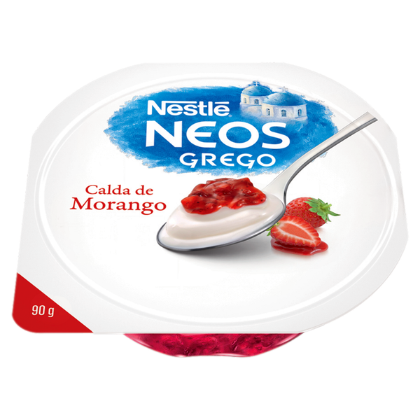 Iogurte Grego Nestlé Calda de Morango 90g