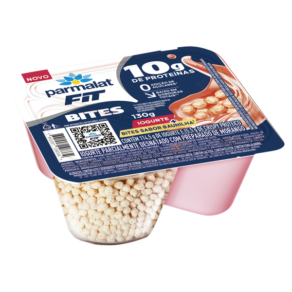 Iogurte Parmalat Bites Fit Morango 130g