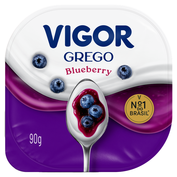Iogurte Grego Vigor Blueberry 90g