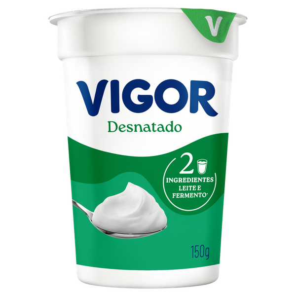 Iogurte Viv Natural Vigor Desnatado 150g