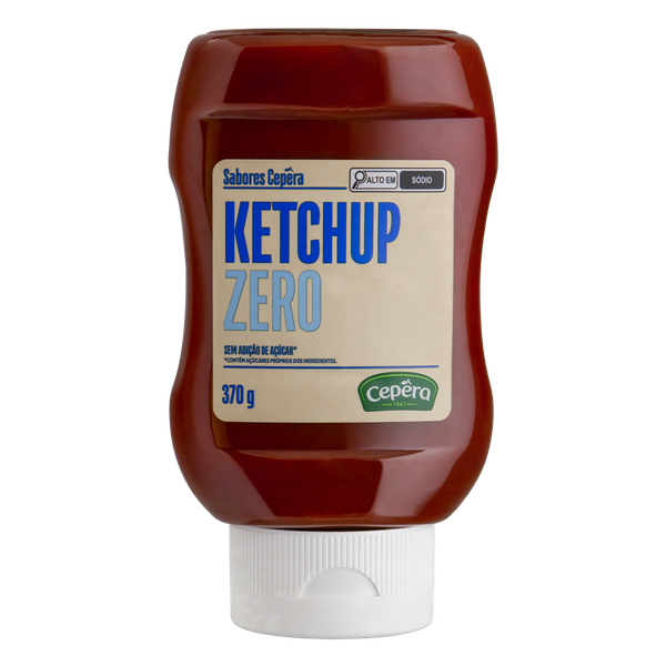 Ketchup Cepêra Zero 370g