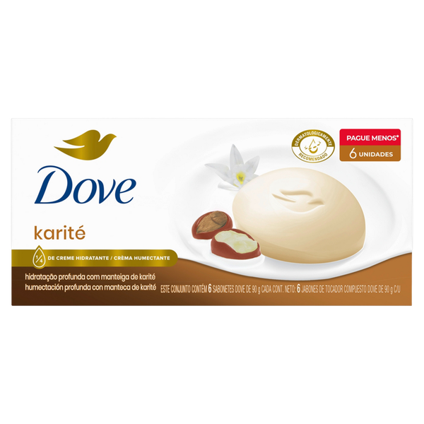 Sabonete Dove Karité 6x90G