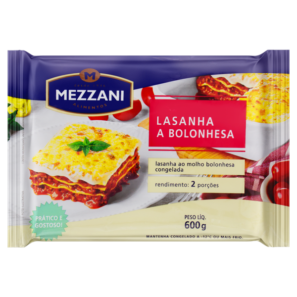 Lasanha Mezzani Bolonhesa 600g