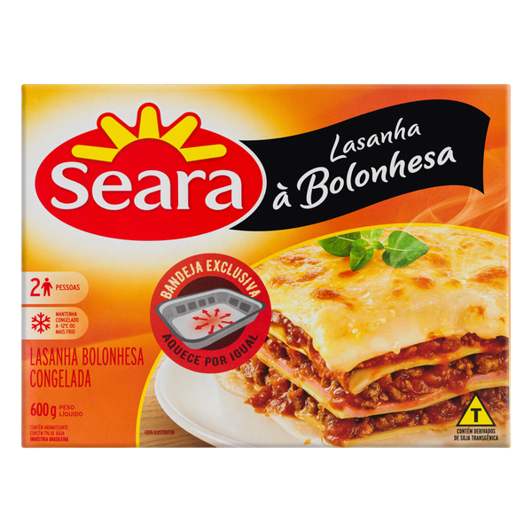 Lasanha Seara Bolonhesa 600g