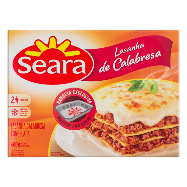 Lasanha Seara Calabresa 600g