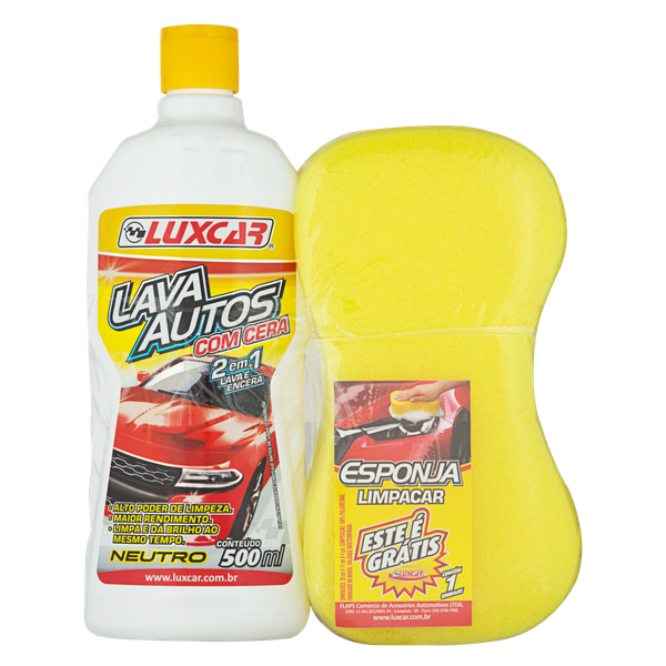 Lava Autos Com Cera Luxcar 500ml