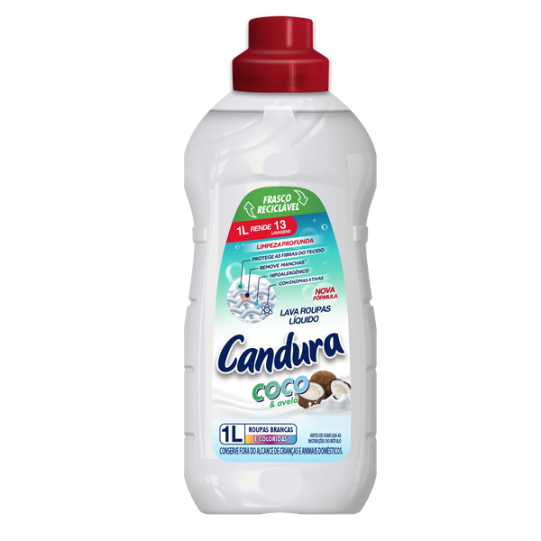 Lava Roupas Candura Cocoavela 1L