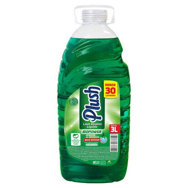Lava Roupas Líquido Plush Verde 3L