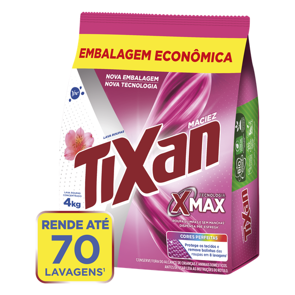 Detergente em Pó Tixan Ypê Sachê Maciez 4kg