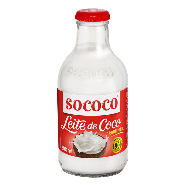 Leite de Coco Sococo Vidro 200ml