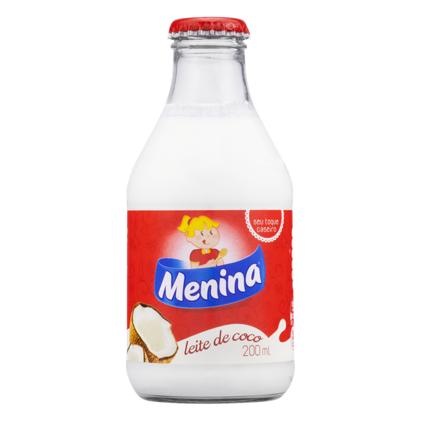 Leite de Coco Menina Vidro 200ml
