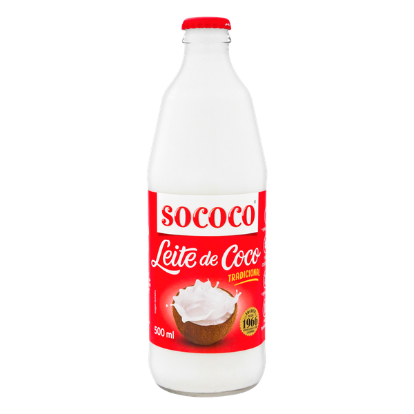 Leite de Coco Sococo Vidro 500ml