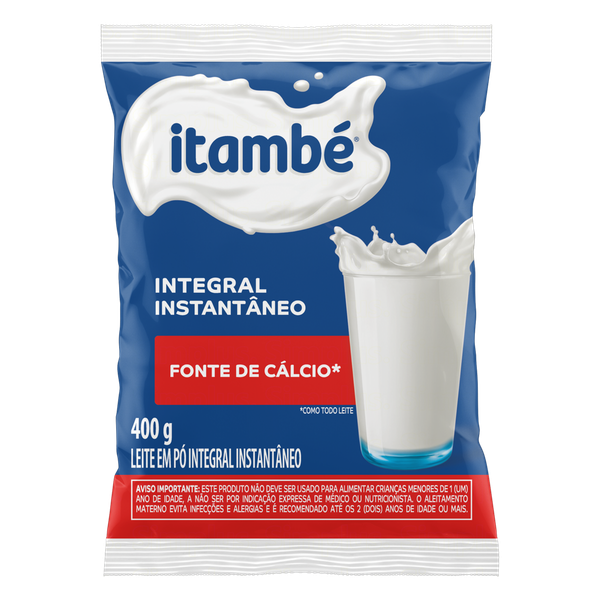 Leite em Pó Itambé Instantâneo Sachê 400g