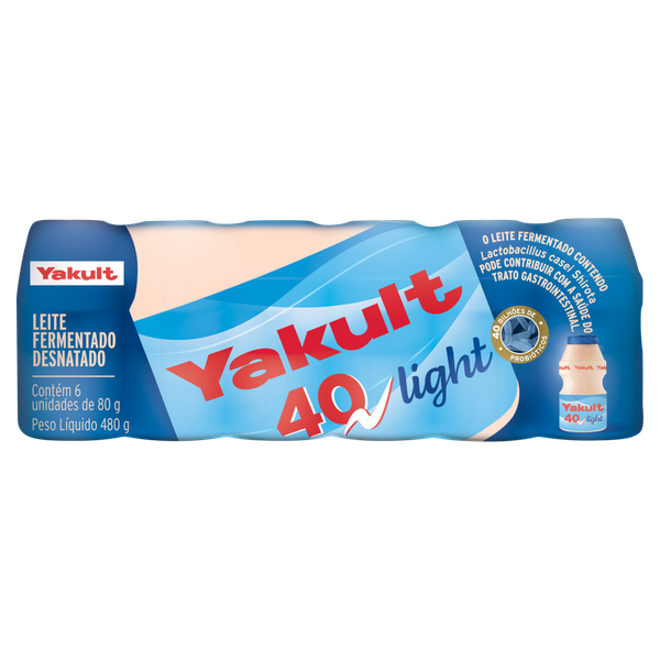 Leite Fermentado Yakult 40 Light 480ml
