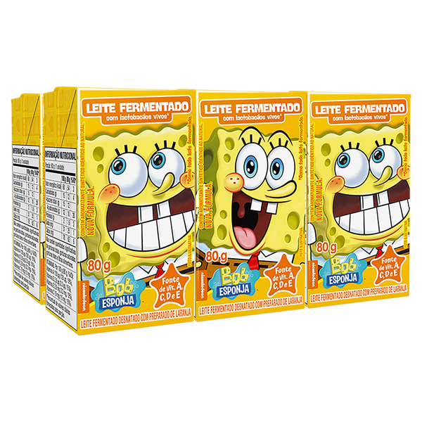 Leite Fermentado Elege Bob Esponja Tradicional 480g