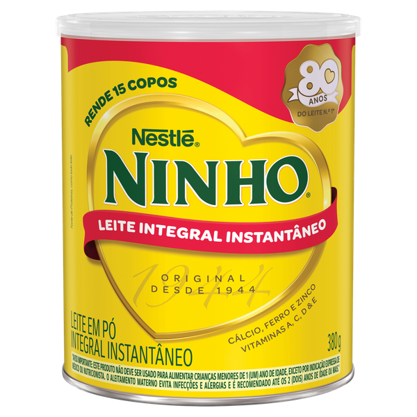 Leite em Pó Ninho Integral Instantâneo 380g