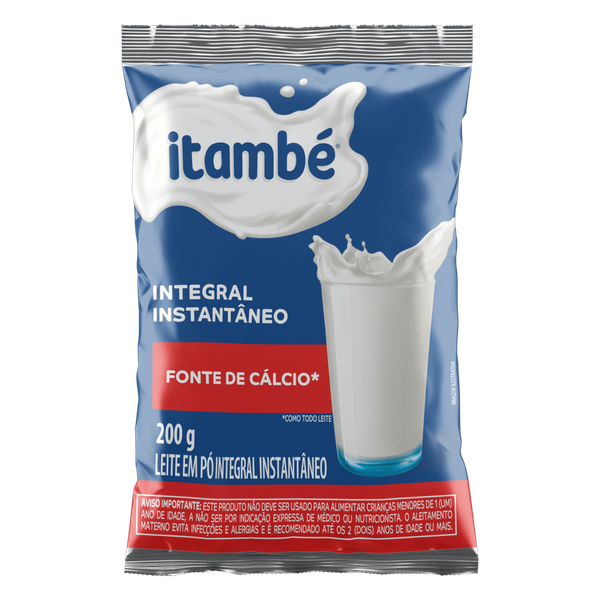 Leite Pó Instantâneo Integral Itambé Pacote 200g