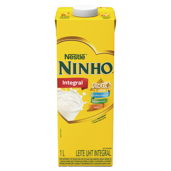 Leite UHT Ninho Forti+ Integral 1L