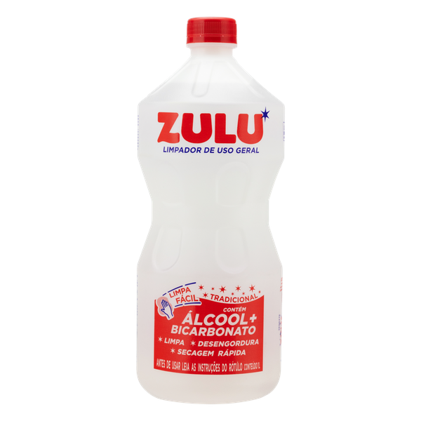 Limpador Zulu M Uso Álcool Bicarbonato 1L