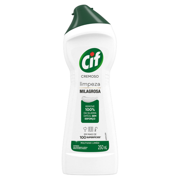 Limpador Cremoso Cif Limpeza Profunda Limão 250ml