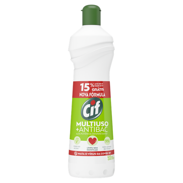 Limpador Cif Multiuso Uso Antibac l500p 425ml