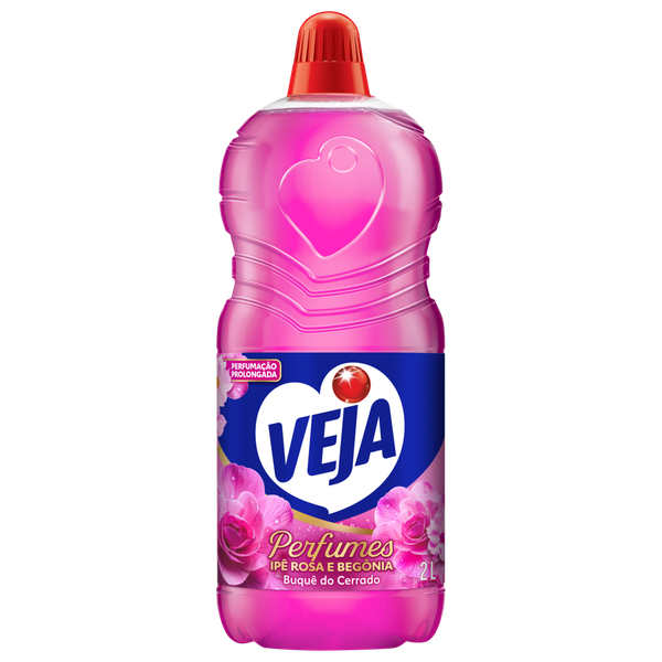 Limpador Veja Perfume Embalagem Econômico Flores Sonhos 2L