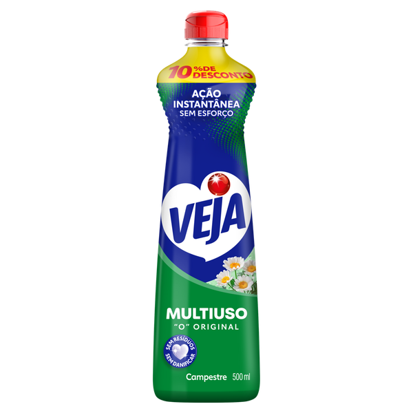 Limpador Multiuso Veja Leve 500ml Pague 450ml Campestre